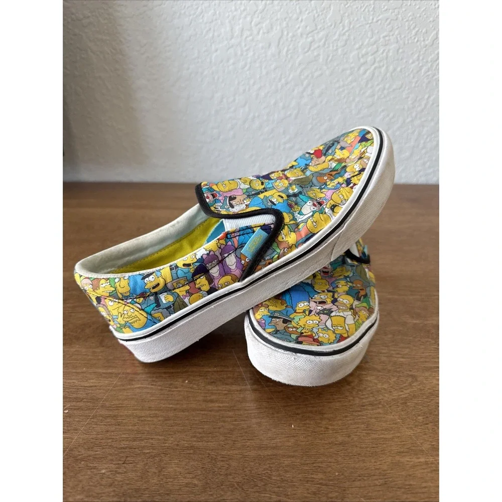 Vans X The Simpsons People Of Springfield Comfycush Slip On Men's 7.5 Women 9